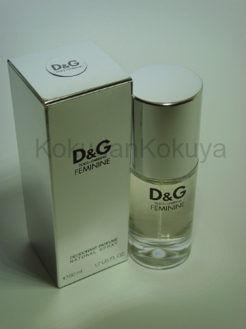 DOLCE GABBANA Feminine (Vintage) Deodorant Kadın 50ml Deodorant Spray (Cam)