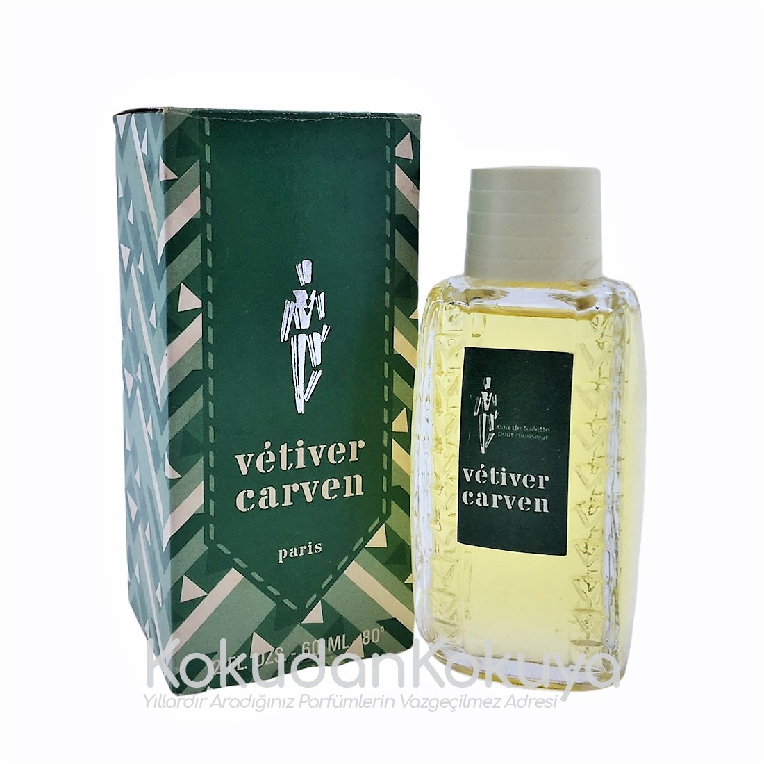 CARVEN Vetiver (Vintage 1) Parfüm Erkek 60ml Eau De Toilette (EDT) 