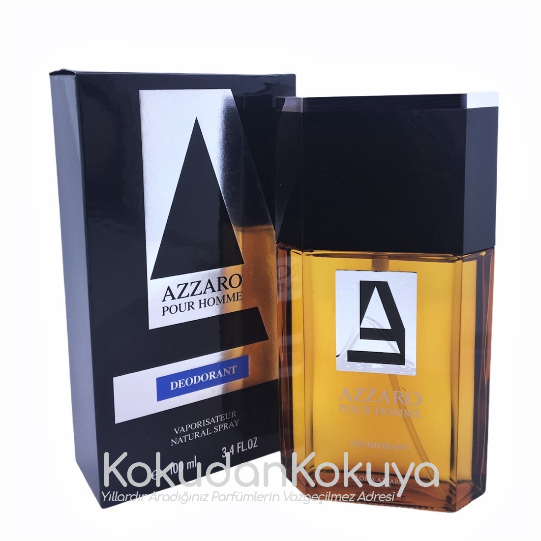 AZZARO Pour Homme (Vintage) Deodorant Erkek 100ml Deodorant Spray (Cam) 