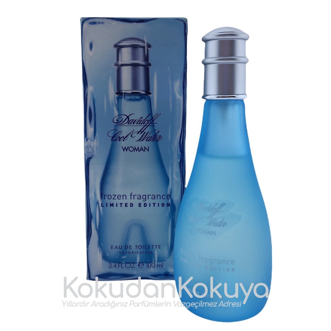 DAVIDOFF Cool Water Frozen Fragrance for Women (Vintage) Parfüm Kadın 100ml Eau De Toilette (EDT) Sprey 