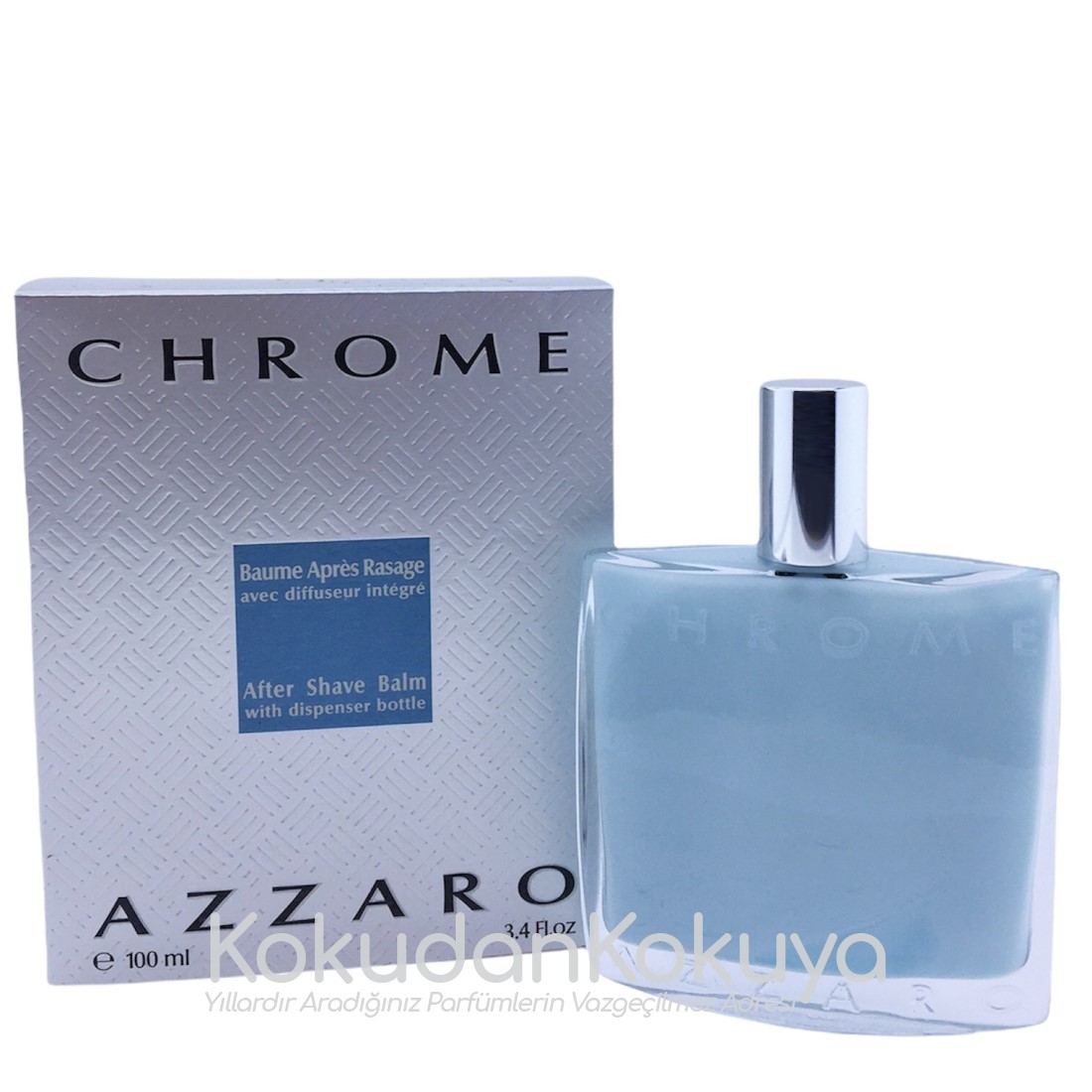 AZZARO Chrome (Vintage) Erkek Cilt Bakım Ürünleri Erkek 100ml Traş Losyonu Balsam Dökme 
