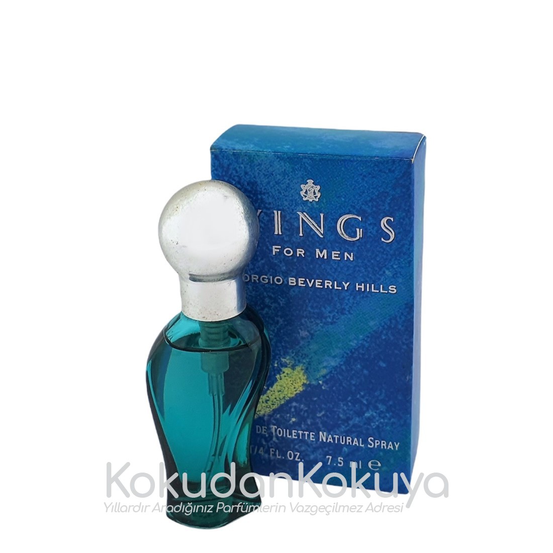 GIORGIO BEVERLY HILLS Wings for Men (Vintage) Parfüm Erkek 7.5ml Minyatür (Mini Perfume) Sprey 