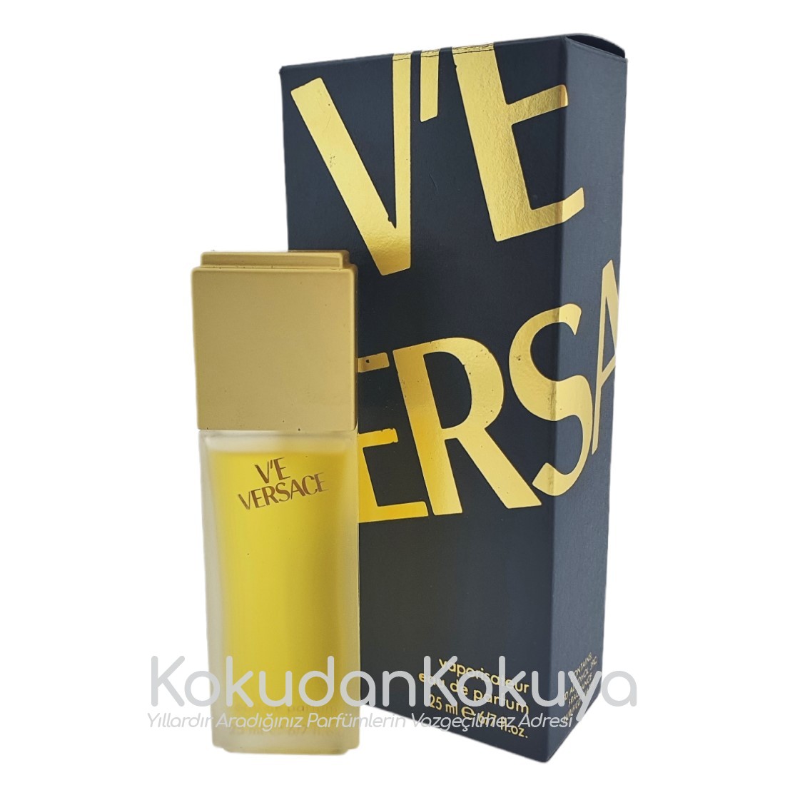 VERSACE V'E EDP (Black) (Vintage) Parfüm Kadın 25ml Eau De Parfum (EDP) Sprey 