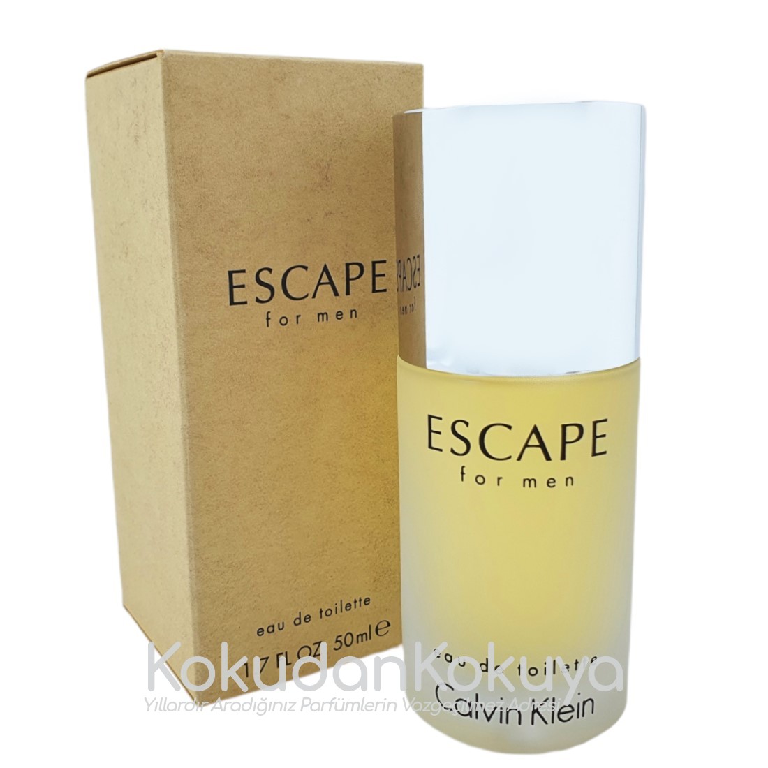 CALVIN KLEIN Escape for Men (Vintage) Parfüm Erkek 50ml Eau De Toilette (EDT) Dökme 