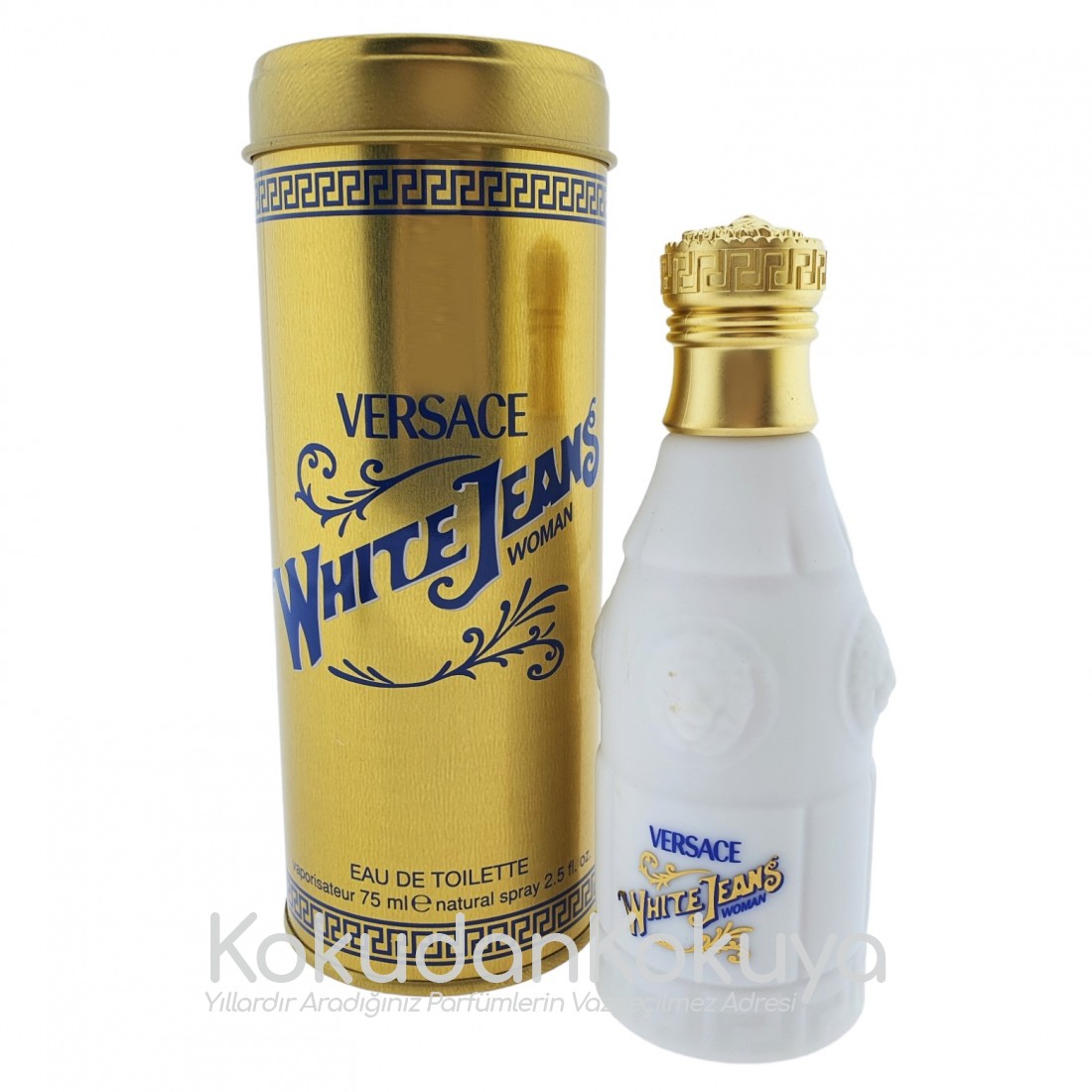 VERSACE White Jeans (Vintage) Parfüm Kadın 75ml Eau De Toilette (EDT) Sprey 