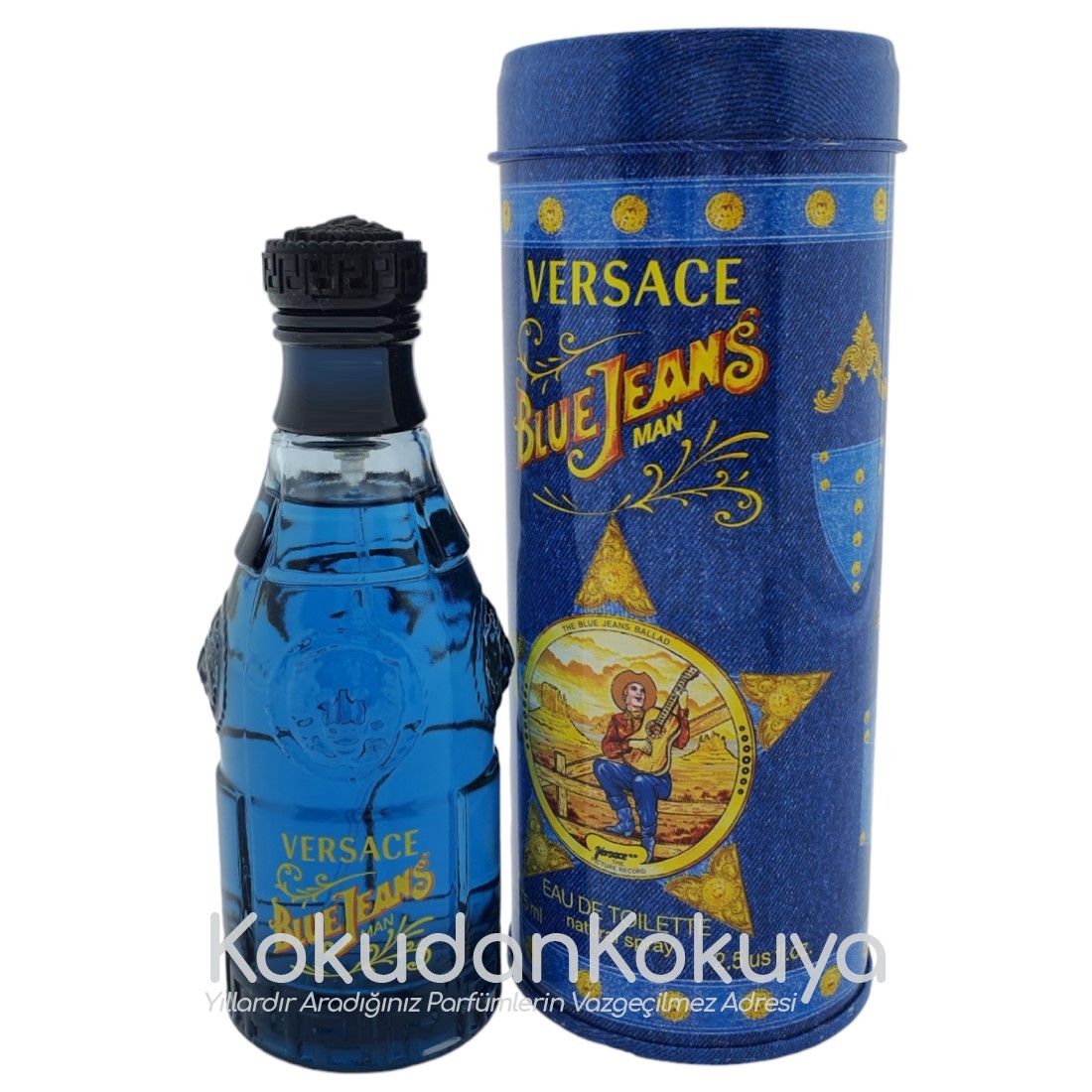 VERSACE Blue Jeans (Vintage) Parfüm Erkek 75ml Eau De Toilette (EDT) Sprey 
