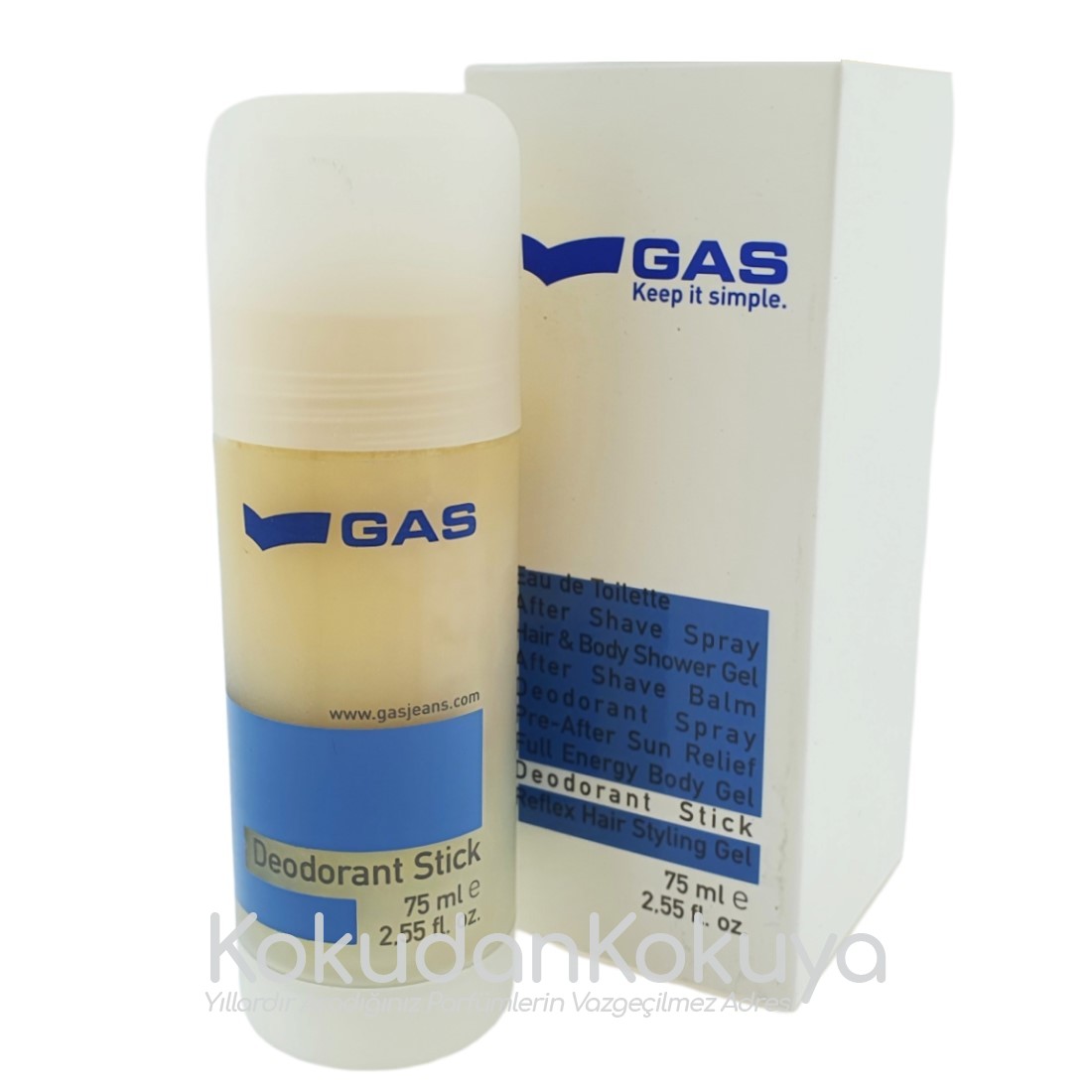 GAS Gas for Men (Vintage) Deodorant Erkek 75ml Deodorant Stick 