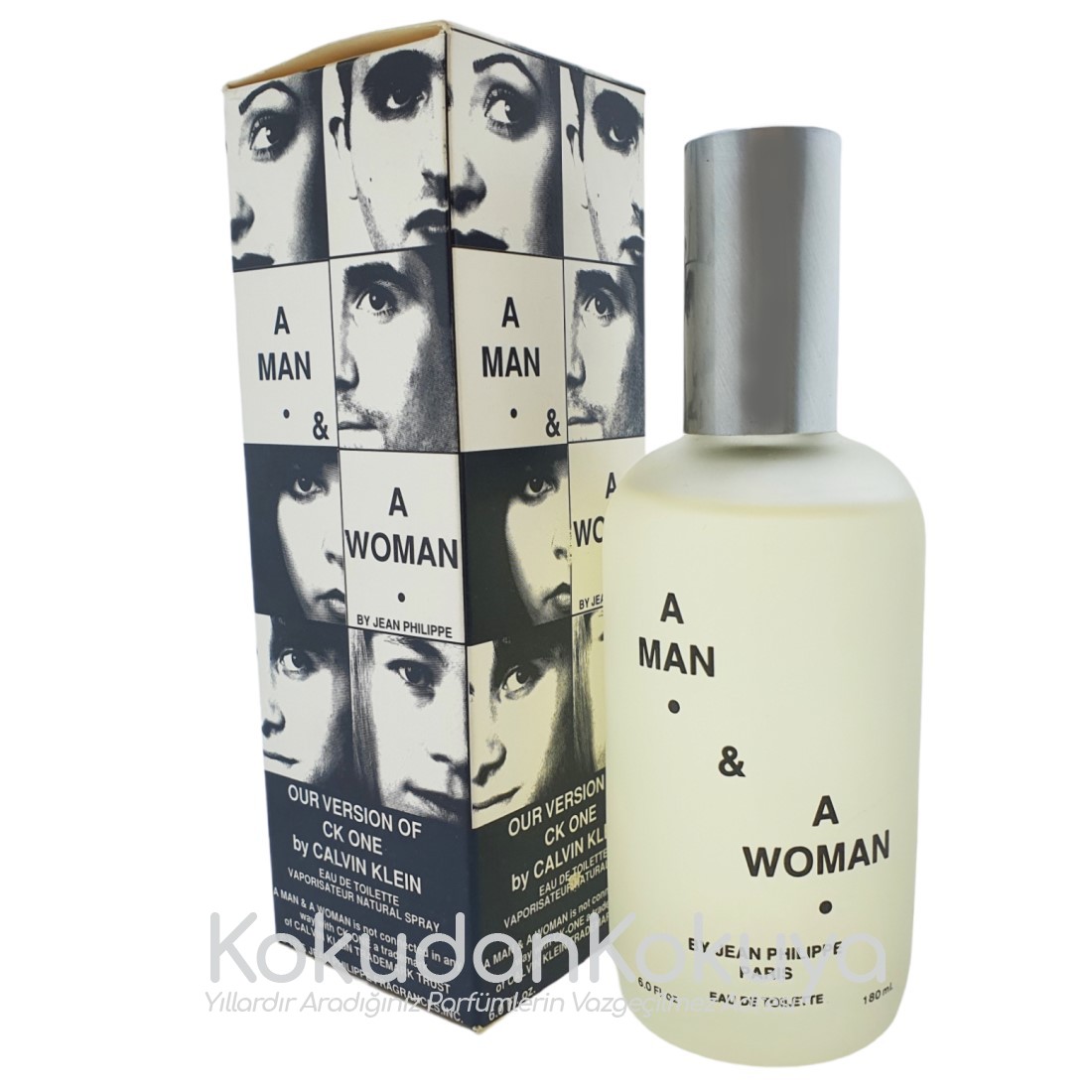 JEAN PHILIPPE A Man & A Woman Version Parfüm Unisex 180ml Eau De Toilette (EDT) Sprey 