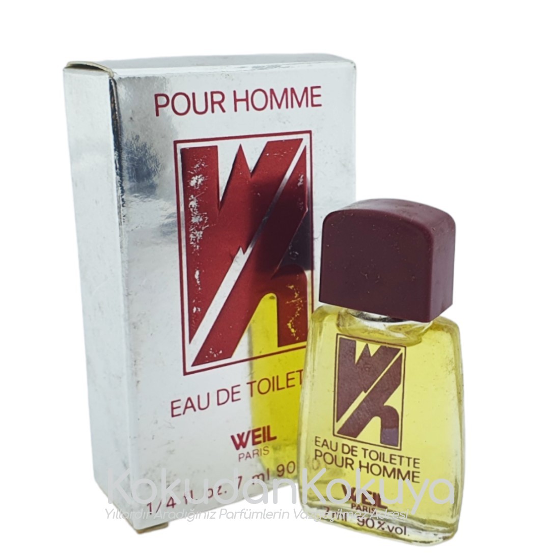 PARFUMS WEIL Weil pour Homme (Vintage) Parfüm Erkek 7ml Minyatür (Mini Perfume) Dökme 