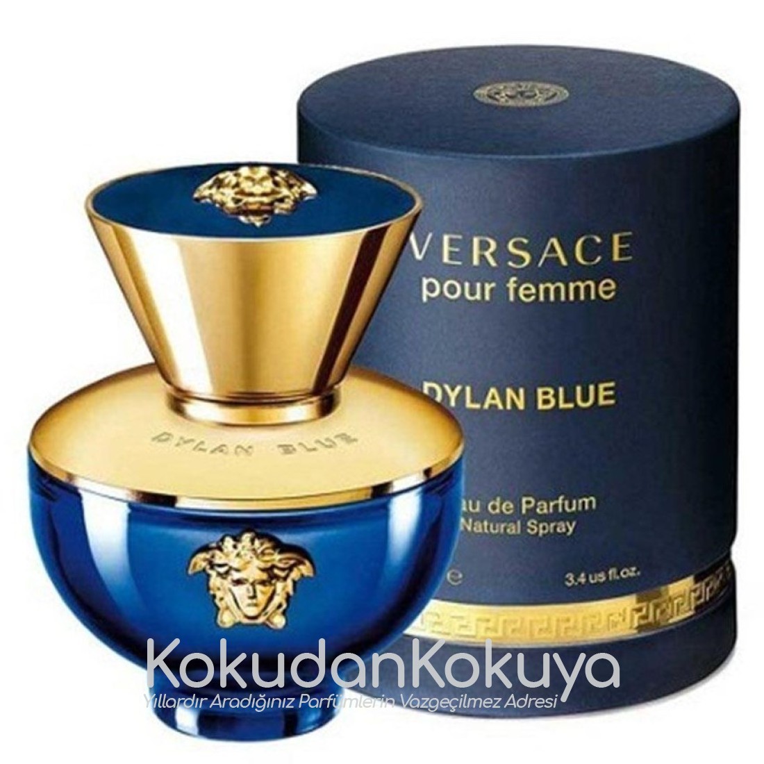 VERSACE (2022) Versace Pour Femme Dylan Blue Parfüm Kadın 100ml Eau De Parfum (EDP) Sprey 