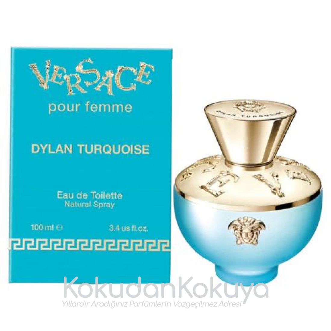 VERSACE (2022) Versace Pour Femme Dylan Turquoise Parfüm Kadın 100ml Eau De Toilette (EDT) Sprey 