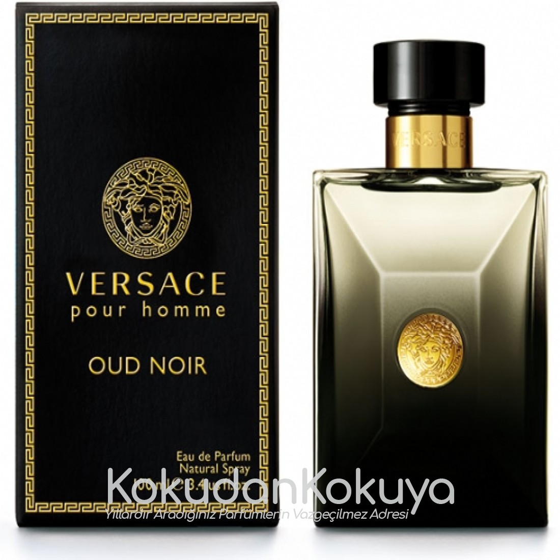 VERSACE (2022) Versace pour Homme Oud Noir Parfüm Erkek 100ml Eau De Parfum (EDP) Sprey 