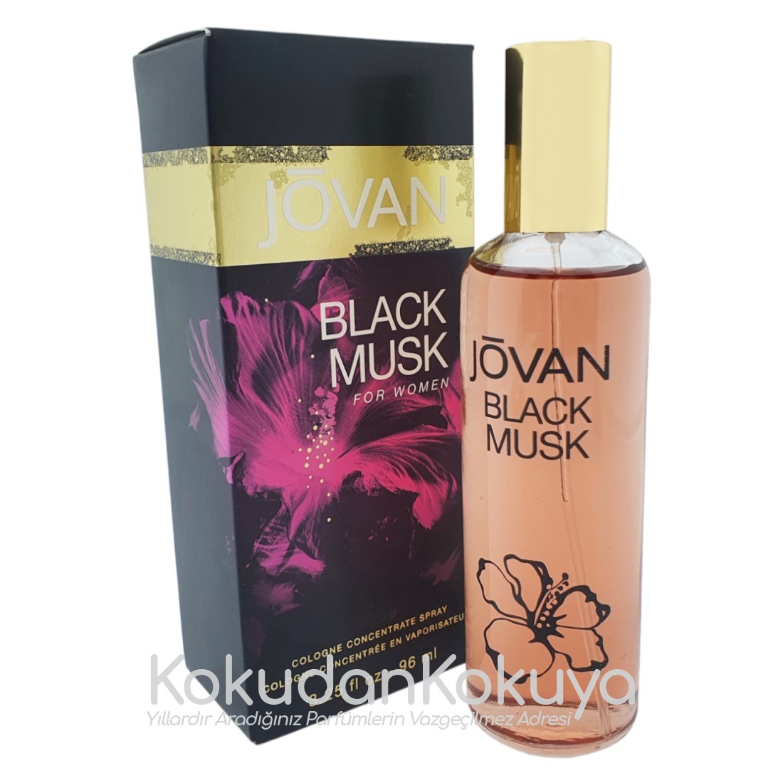 JOVAN Black Musk for Women Parfüm Kadın 96ml Eau De Cologne (EDC) Sprey 