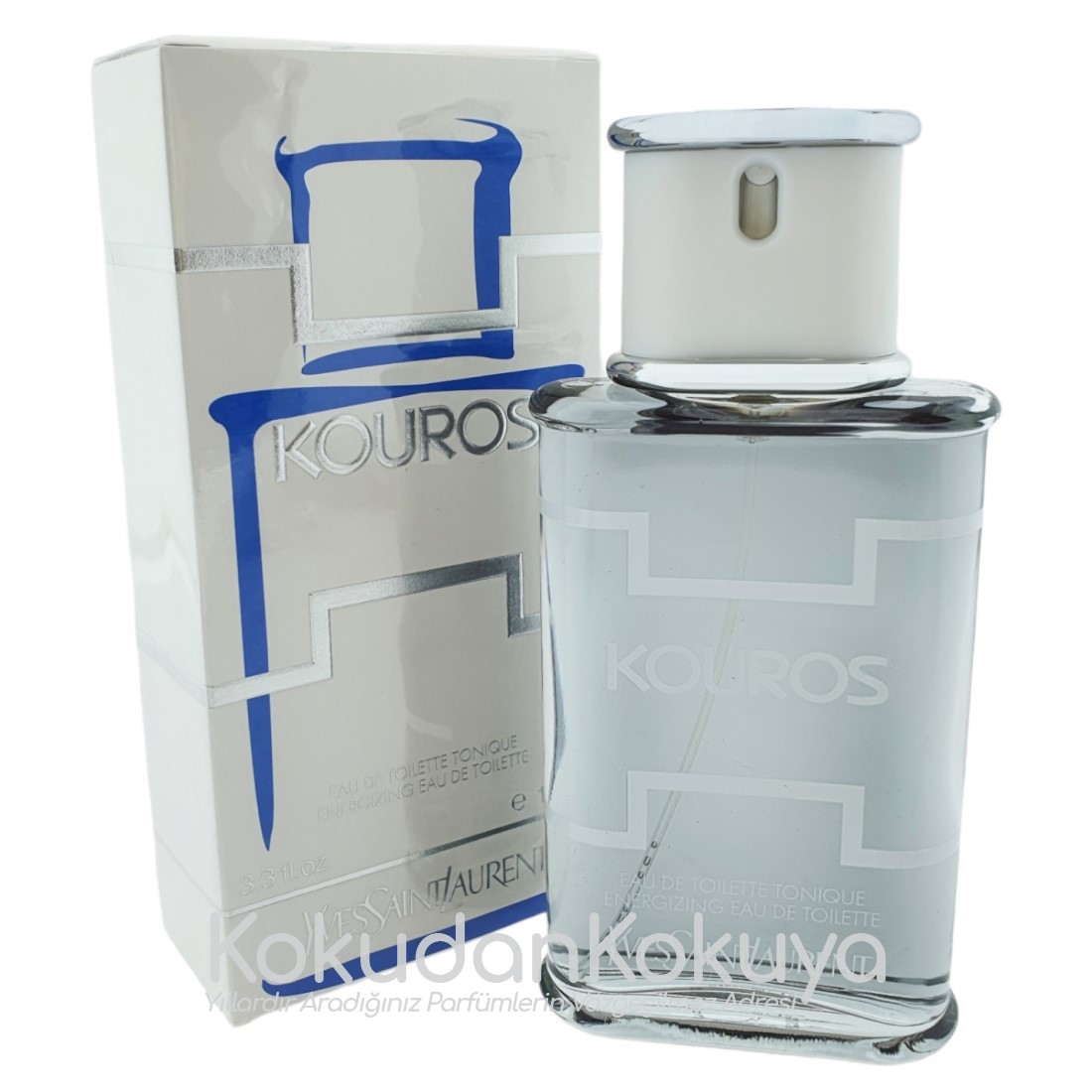 YVES SAINT LAURENT (YSL) Kouros Energizing Tonique (Vintage) Parfüm Erkek 100ml Eau De Toilette (EDT) Sprey 